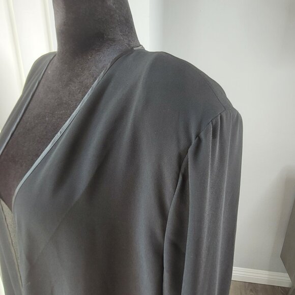 Fiesta Black Beaded Evening Gown with Matching Sheer Jacket – Size XXL - Picture 15 of 16